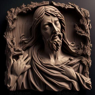 3D model st jesus (STL)